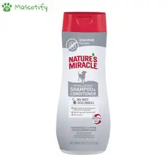 NATURES MIRACLES - Nature’s Miracle Shampoo 2 en 1 hipoalergénico sin perfume