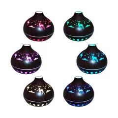 SEISA - Humidificador Ultrasónico Purificador de Aroma y Aire con Luces Led