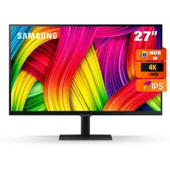 SAMSUNG - Monitor 27 4K Panel IPS HDR HDMI DP- LS27A700NWLXPE