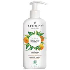 ATTITUDE - Jabón de manos natural hojas de Naranjo