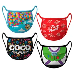 DISNEY - Set x 4 Mascarillas para Niños Disney Store Pixar 2