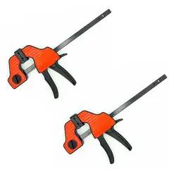 GENERICO - Prensa De Barra Liberación Rápida Quick - Grip 6 Pulgadas ( 2 Piezas)