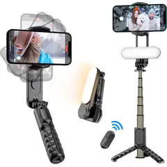 OEM - Estabilizador Gimbal de Cardán Q09 para celulares - Negro