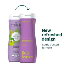 ATTITUDE - Shampoo gel de baño natural Kids Vainilla y Pera.