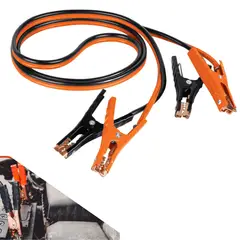 TRUPER - Cable pasa corriente para auto 3m, 225 A, 8 AWG,