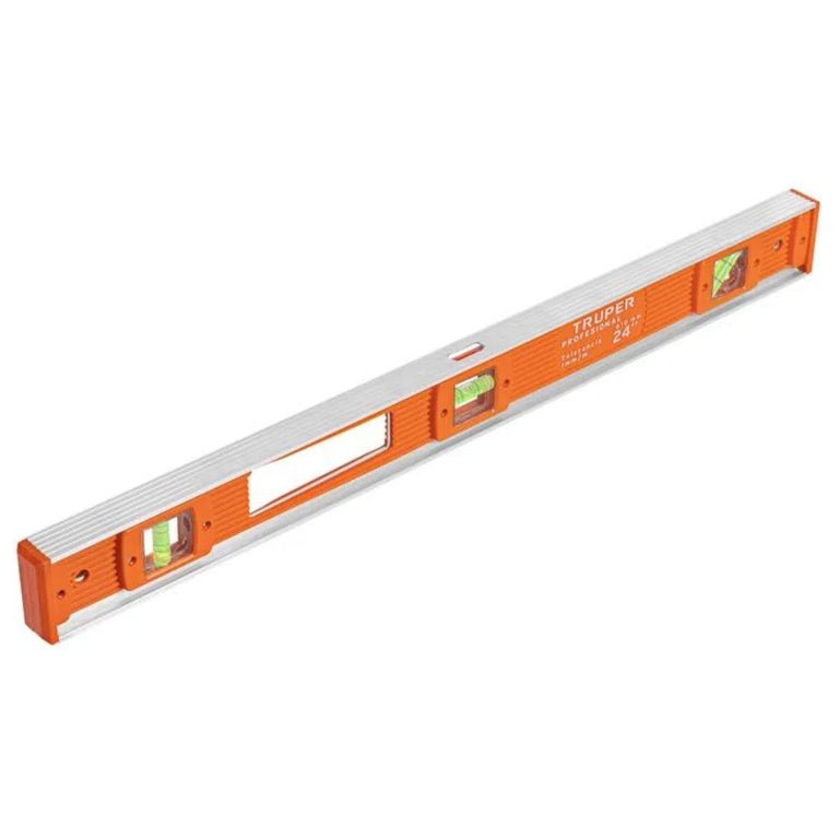 Nivel de mano 61 cm cuerpo de aluminio Truper- Con proteccion ABS