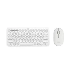 LOGITECH - Combo Teclado K380S y Mouse M350S Bluetooth silencioso Blanco