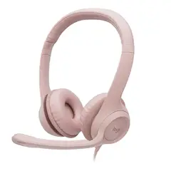 LOGITECH - Audifono con Microfono Logitech H390 Usb Cable Rosado
