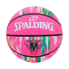 SPALDING - PELOTA PARA BASKET MARBLE GOMA FUCSIA 6