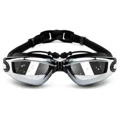 GENERICO - Lentes Natación Antiniebla Full HD Protección UV Negro