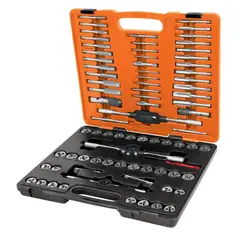 TRUPER - Juego de 76 piezas machos y tarrajas saca roscas,Truper