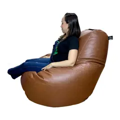 GENERICO - Puff jumbo mundo puff peru marron