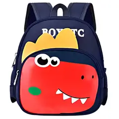 MINARI - Mochila Escolar Infantil para Niños de Dinosaurio Az 265M