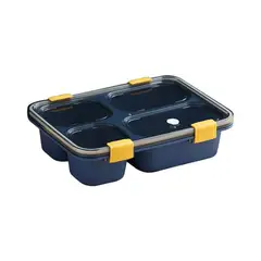 S/M - Lonchera de Alimentos 4 Divisiones + Cubierto 1250 ML
