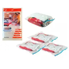 GENERICO - Bolsas al Vacío para Almacenamiento x 4 Unidades 60x80