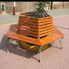 DMUEBLES - DM Banca para Jardín o Parque - Hexagonal