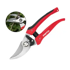 PRETUL - Tijera de poda 8 pulg jardinero cuchilla de paso de acero inox