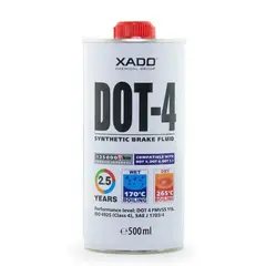 XADO - Líquido sintético para frenos DOT-4 500ml