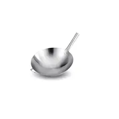 GENERICO - Sarten wok Chifero 38cm de Acero Inoxidable