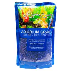 GENERICO - Grava decorativa Marina, color azul x 2 Kg. Hagen