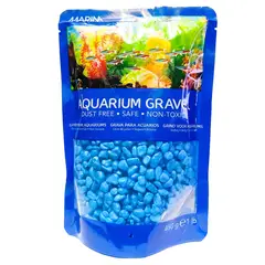 GENERICO - Grava decorativa Marina, color azul x 1 lb., Hagen
