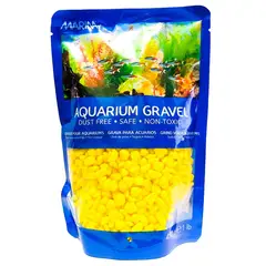 GENERICO - Grava decorativa Marina, color amarilla x 1 lb., Hagen