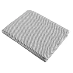 GENERICO - Mantel para Mesa Líneas 100 Algodón 160x280cm Gris - SaviHome