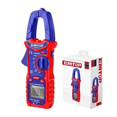 EMTOP - Medidor de Corriente Digital AC EDMR26001 Tipo Abrazadera