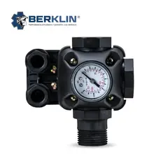 BERKLIN - VÁLVULA DE 5 VIAS CON PRESOSTATO Y MANÓMETRO