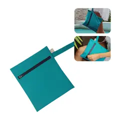 BAMBOO BALANCE - Bolsa Antifluido YAKU - Talla S - Turquesa - Azul Marino