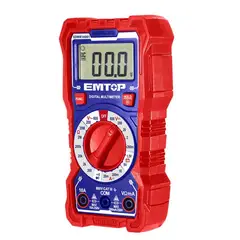 EMTOP - Multimetro Digital EDMR16001 con Pantalla LCD de 2000 Cuentas