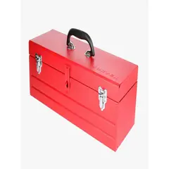 SURTEK - CAJA METALICA ROJA 20" 50x17x16cm - SURTCM20R