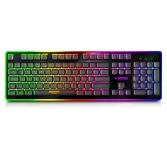 MICRONICS - Teclado Gamer RGB FISHER K801R