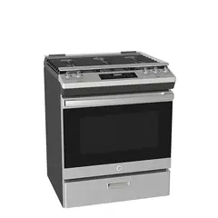 GENERAL ELECTRIC - Cocina de piso 76cm Acero inoxidable GE - EG7686SSC0