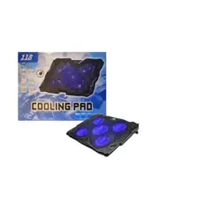 ITELSISTEM - Cooler Gamer Para Laptop 5 Ventiladores 2 Usb hasta 17"