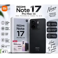 XIAOMI - XIAOMI REDMI NOTE 17 PRO MAX 5G 8GB 256GB - COLOR NEGRO