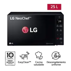 LG - Horno Microondas MS2536GIS 25L - Negro