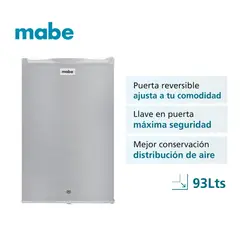 MABE - Frigobar Convencional 93lts Inox RMF04PRX0