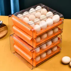 OEM - Organizador de almacenamiento de huevos para refrigerador 2 niveles