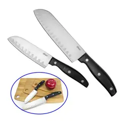 OSTER - Set de 2 Cuchillos Santoku Acero Inox. 75680-02