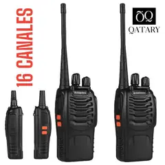 OEM - 2 Radios Transceptores Walkie Talkie 16 Canales FM Alcance