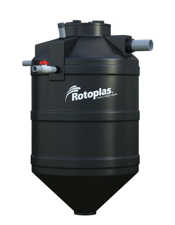 BIODIGESTOR AUTOLIMPIABLE DE 1300 LTS ROTOPLAS