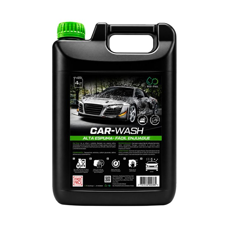 CAR-WASH SHAMPOO PARA AUTO 4L