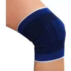GENERICO - Rodilleras deportiva elásticas color negro azul