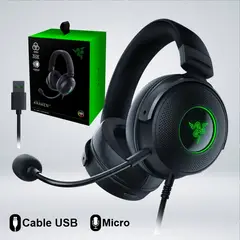 RAZER - AUDIFONO GAMER KRAKEN V3 USB AUDIO THX SPACIAL SONIDO ENVOLVENTE 7.1