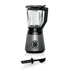 BOSCH - Licuadora MMB6172S 1200 Watts 2 velocidades Acero + Negro