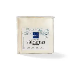 DRIMER - Juego de Sábanas Drimer 100% Algodón 220 Hilos Verona 1.5 Pz