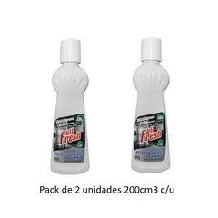 GENERICO - Limpiador de Acero Inoxidable y Aluminio 200cm3 - Full Fresh. PACK 2 unidades