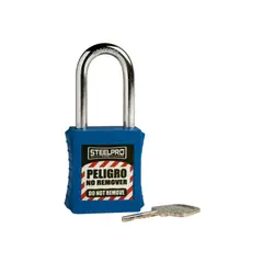 STEEL PRO - CANDADO STEELPRO X10 AZUL