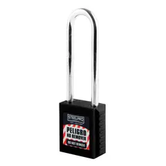 STEEL PRO - CANDADO LOCK OUT X10 LONG STEELPRO NEGRO